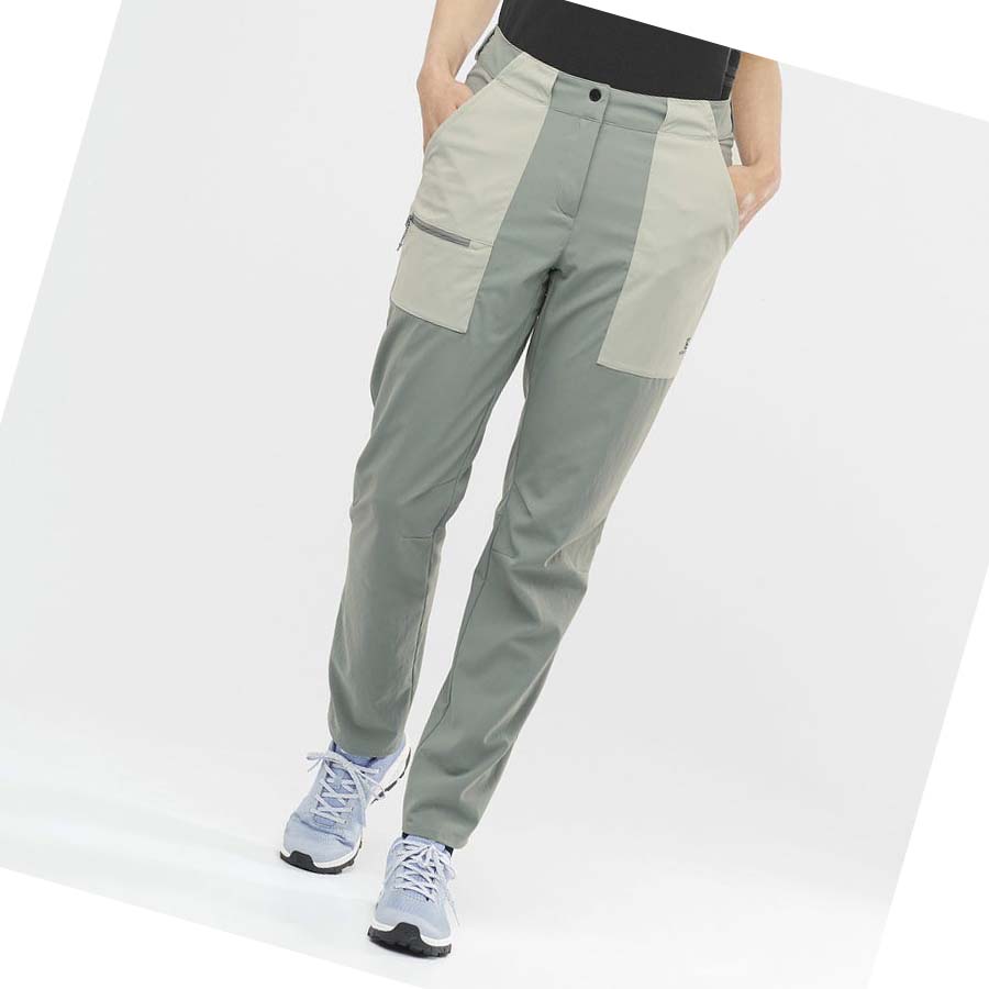 Pantalones Salomon OUTRACK Mujer Verde Oliva | MX 2384JPQ